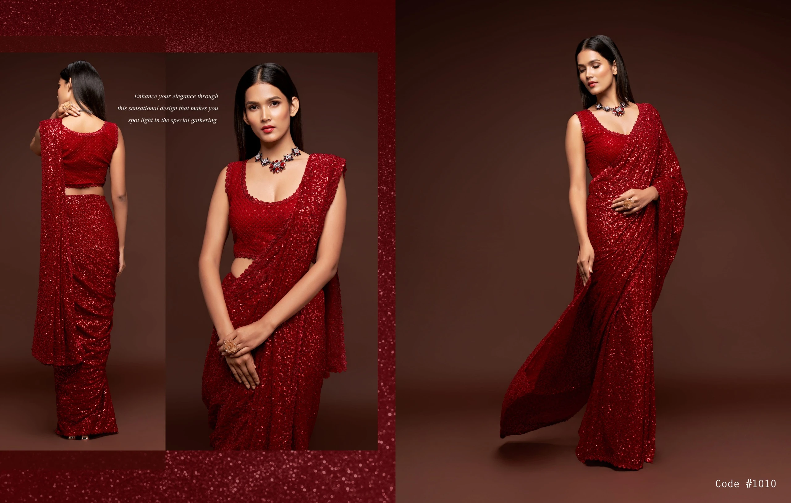 Zeel The Starlit Sarees Vol 1 Fancy Wholesale Designer Sarees Catalog — Wholesale Sarees, MPA wholesale from Surat - Gallery Image 9